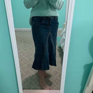 Jean skirt